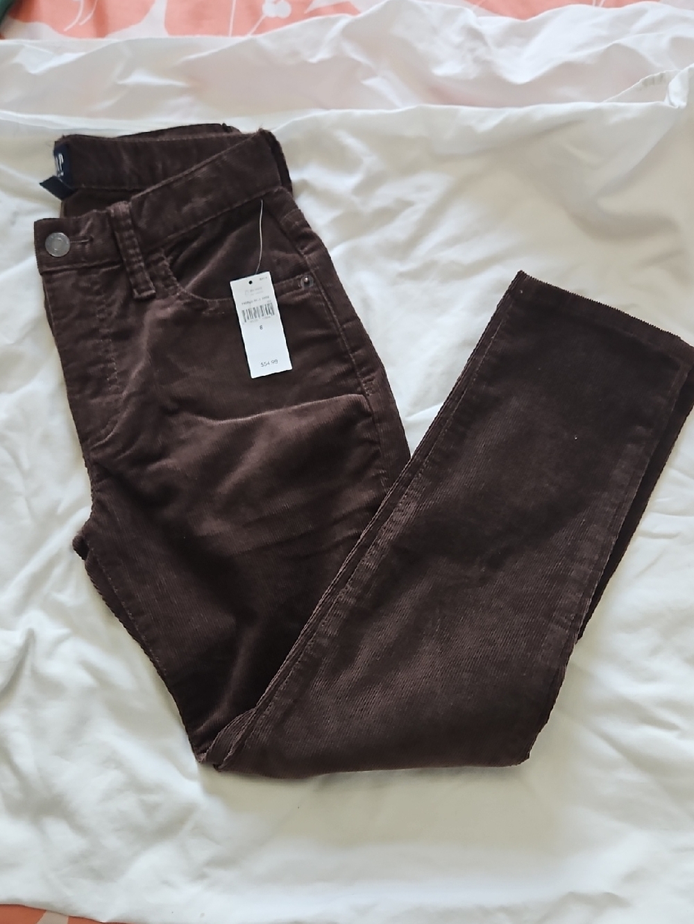 GAP Brown Corduroy Slim Taper Pants Boys 8